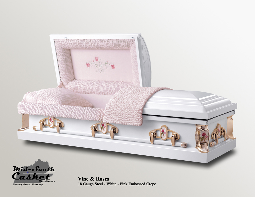 Vine and Roses White